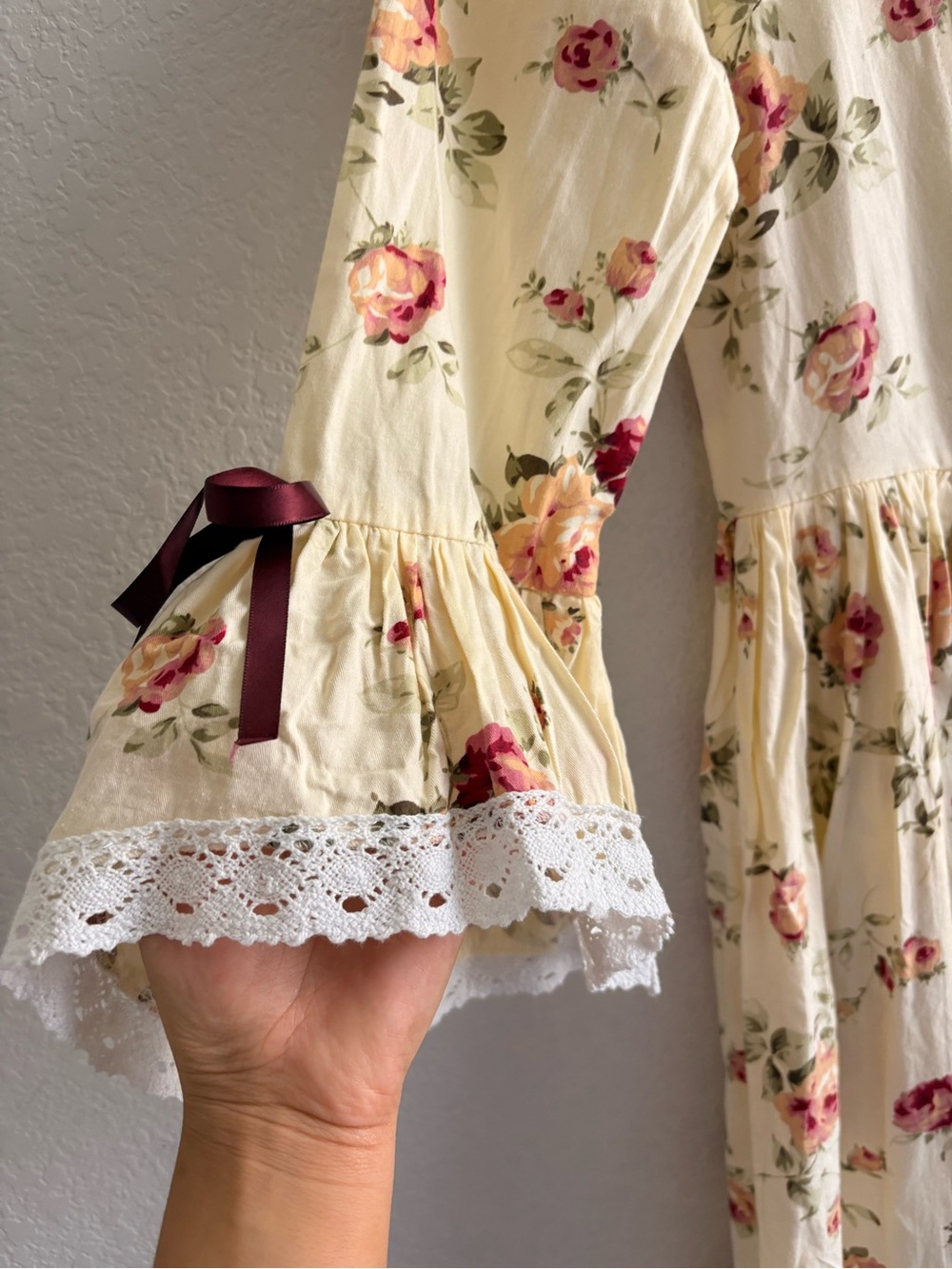 Women’s Dress Colonial Historic Style Williamsburg Inspired Prairie Maxi - Picture 2 of 9